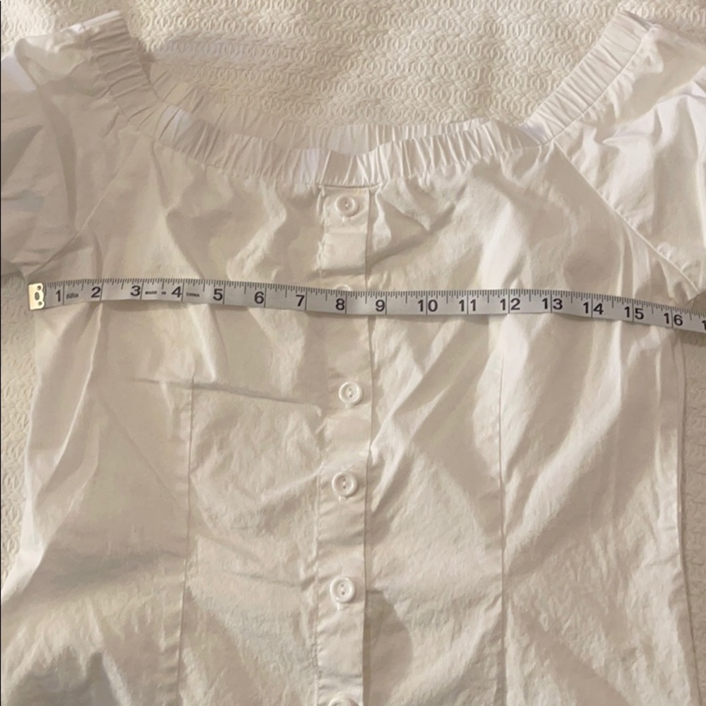 White Off Shoulder Top - Picture 4 of 4